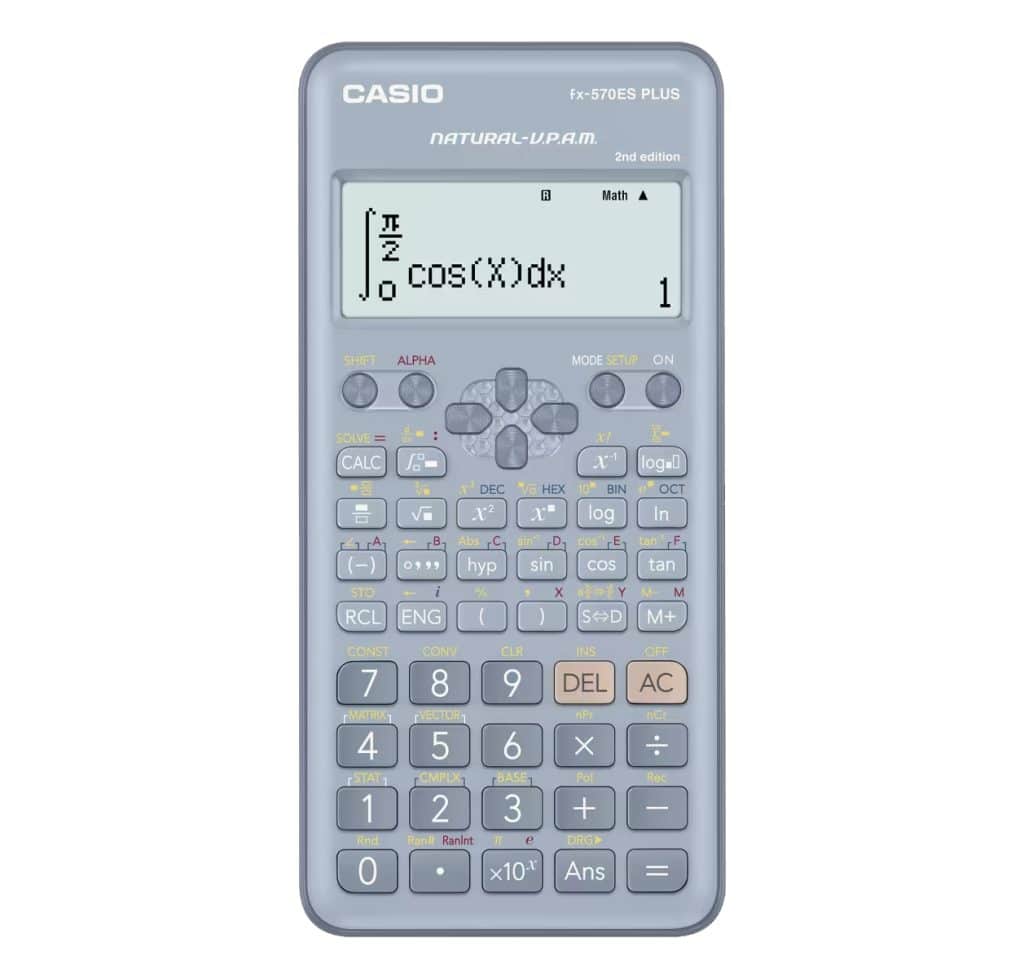 Casio fx-570ESPLUS-2BU-PK científica de 417 Funciones
